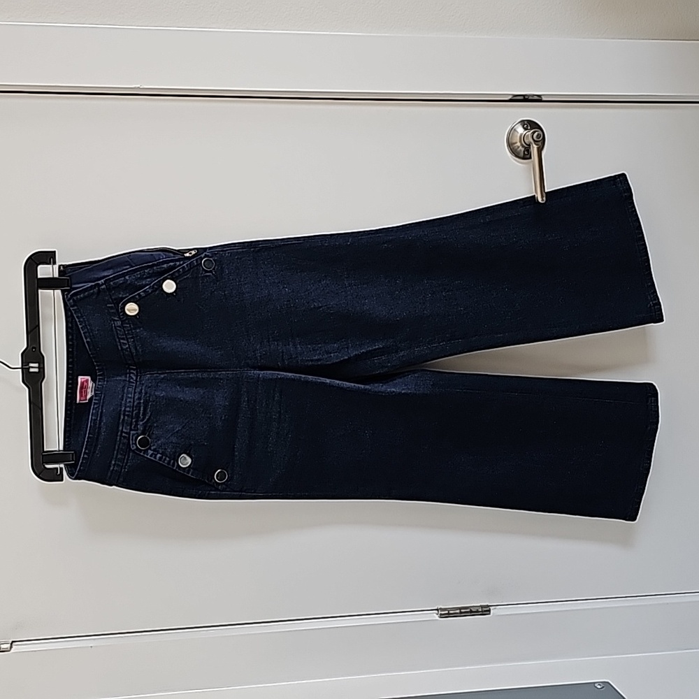 Kate Spade Cropped Wide-Leg Denim, Size 2